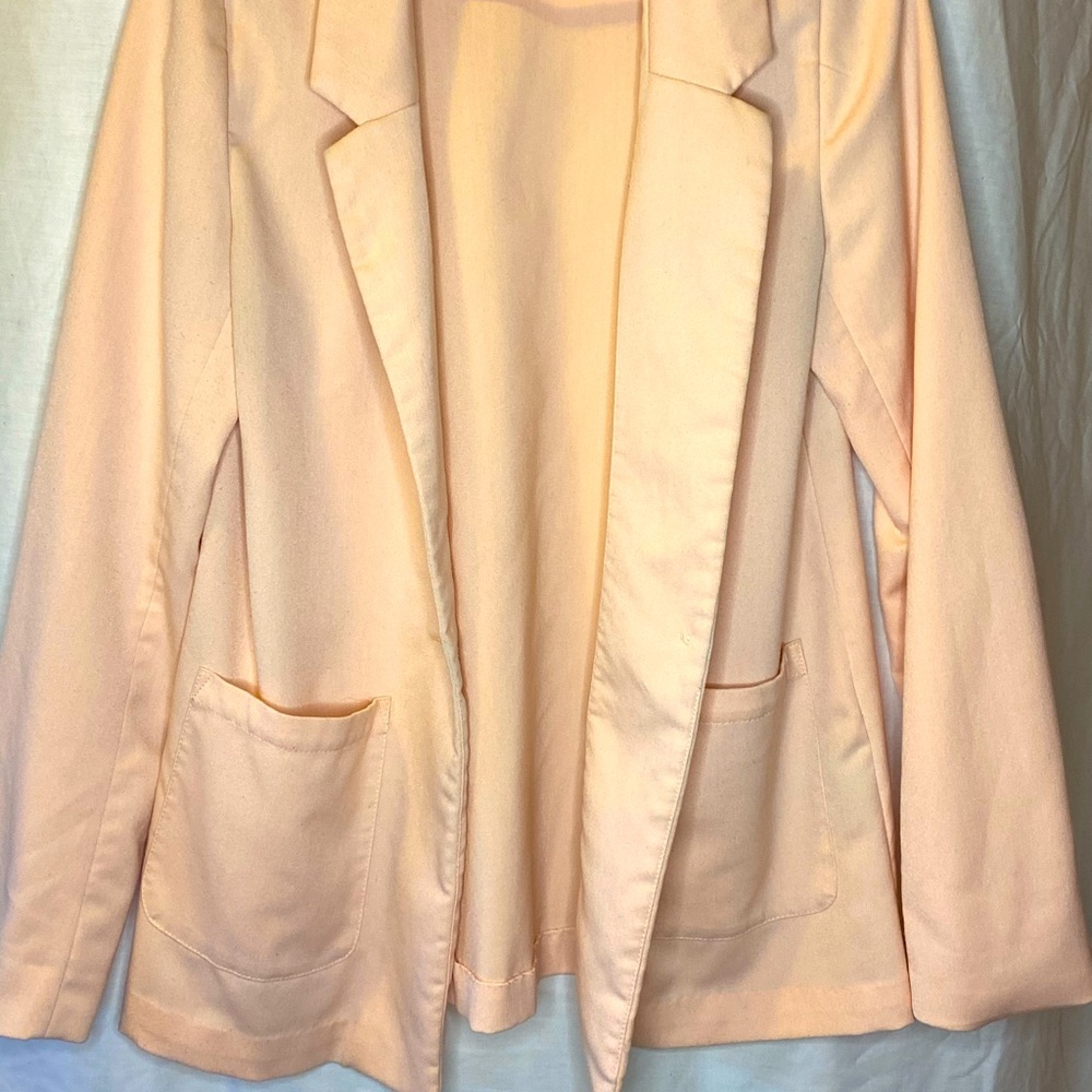 Pale Pink H&M Fitted Blazer